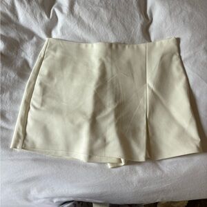 Cream English factory skort